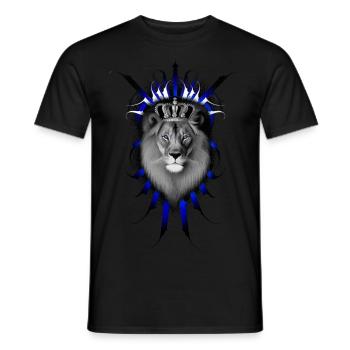 Lion deluxe - Männer T-Shirt - Schwarz - Vorne - AI Model Male 178 light (178cm)