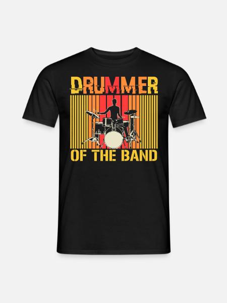 Drums Drum Gift - Men's T-Shirt - black