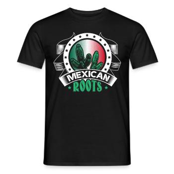 Idée cadeau de la fierté mexicaine du Mexique - T-shirt homme - noir - Devant - AI Model Male 178 light (178cm)
