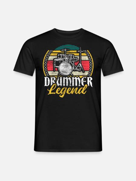 Drums Drumsticks Gift - Men's T-Shirt - black