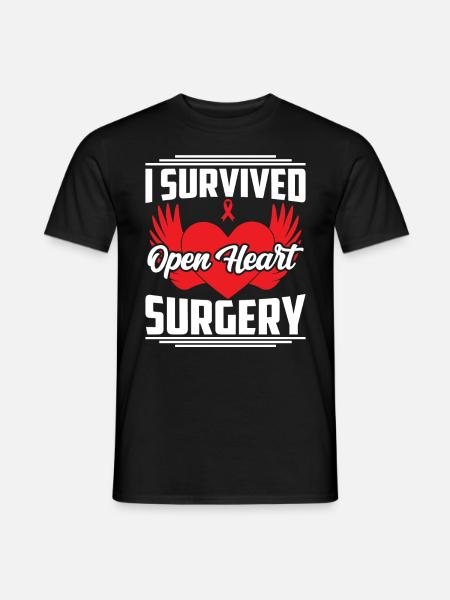 Heart disease - Men's T-Shirt - black