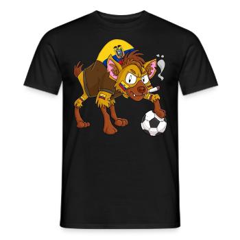 Hyena Fan Ecuador - Men's T-Shirt - black - Front - AI Model Male 178 light (178cm)