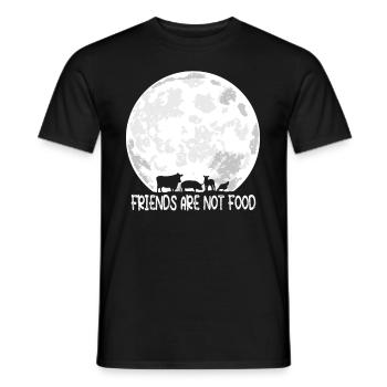 Vegetarian Vegan Vegetarian Gift - Men's T-Shirt - black - Front - AI Model Male 178 light (178cm)