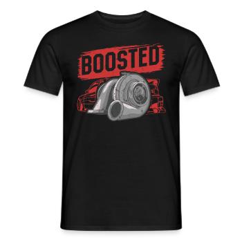 Turbocharger Boosted - Turbo & Tuning - Men's T-Shirt - black - Front - AI Model Male 178 light (178cm)