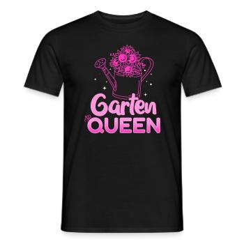 Garten Queen - Gartenliebhaberinnen - Männer T-Shirt - Schwarz - Vorne - AI Model Male 178 light (178cm)