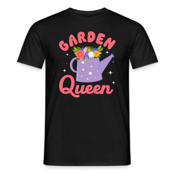 Garden Queen - Amoureux des jardins - T-shirt homme - noir - Devant - AI Model Male 178 light (178cm)