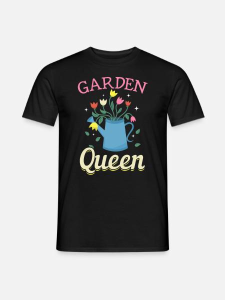 Garden Queen - Garden lovers - Men's T-Shirt - black