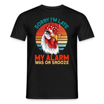 Agriculteurs Agriculteurs Poulets Poulet Cadeau - T-shirt homme - noir - Devant - AI Model Male 178 light (178cm)