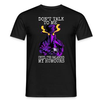 Plague Doctor Halloween pest doktor Maske - Männer T-Shirt - Schwarz - Vorne - AI Model Male 178 light (178cm)