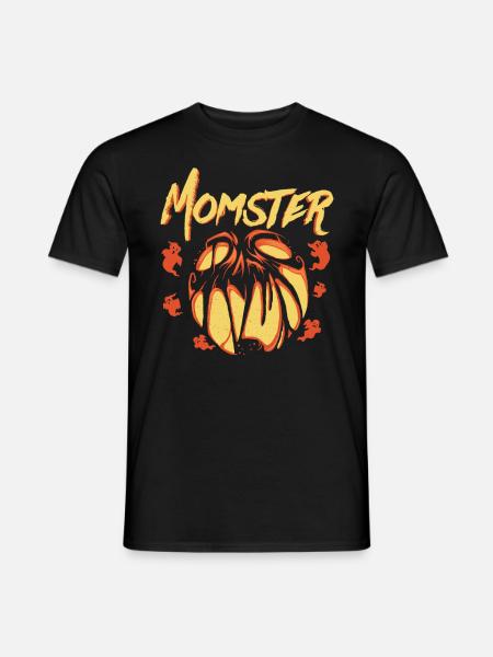 MOMSTER capture l’ d’Halloween - T-shirt homme - noir