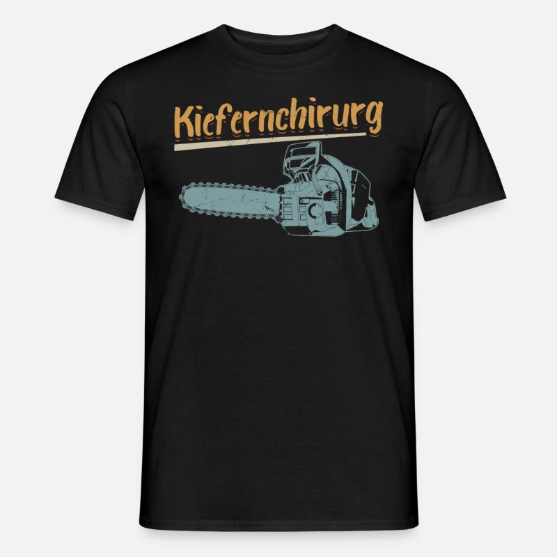 Kiefernchirurg - Männer T-Shirt - Schwarz