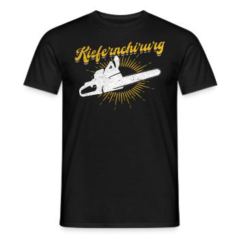 Kiefernchirurg - Männer T-Shirt - Schwarz - Vorne - AI Model Male 178 light (178cm)