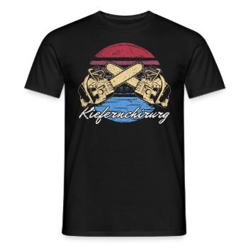 Kiefernchirurg - Männer T-Shirt - Schwarz - Vorne - AI Model Male 178 light (178cm)