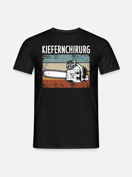 Kiefernchirurg - Männer T-Shirt - Schwarz