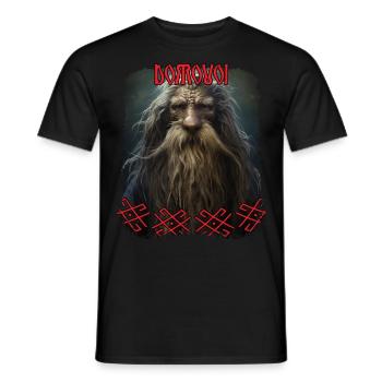 Mythologie slave Festival païen Domovoï - T-shirt homme - noir - Devant - AI Model Male 178 light (178cm)
