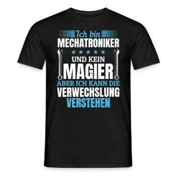 KFZ mein Handwerk beherrsche ich meisterhaf - Männer T-Shirt - Schwarz - Vorne - AI Model Male 178 light (178cm)