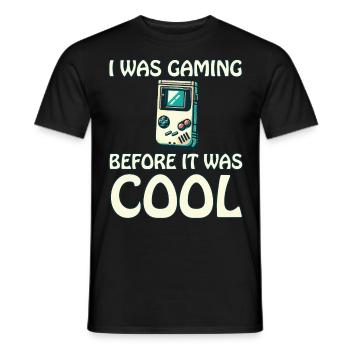 Le jeu rétro avant d’être cool - T-shirt homme - noir - Devant - AI Model Male 178 light (178cm)