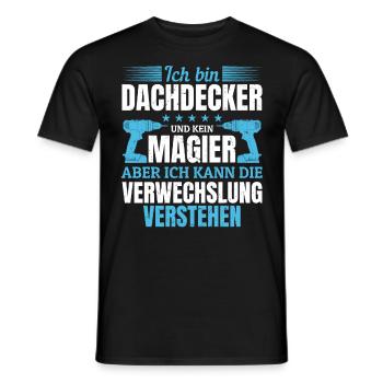 Pas un magicien, mais un maître de son art ! - T-shirt homme - noir - Devant - AI Model Male 178 light (178cm)