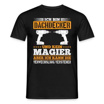 Pas un magicien, mais un maître de son art ! - T-shirt homme - noir - Devant - AI Model Male 178 light (178cm)