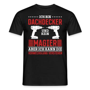 Pas un magicien, mais un maître de son art ! - T-shirt homme - noir - Devant - AI Model Male 178 light (178cm)