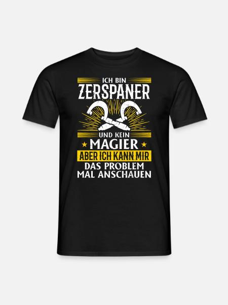 Precision instead of magic - Men's T-Shirt - black