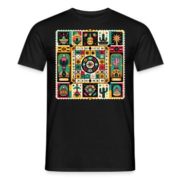 Loteria: Mexico's Bingo Fiesta - Men's T-Shirt - black - Front - AI Model Male 178 light (178cm)