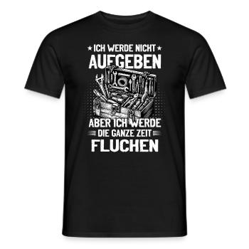 Artisan N’abandonnez jamais, jurez de manière créative ! - T-shirt homme - noir - Devant - AI Model Male 178 light (178cm)