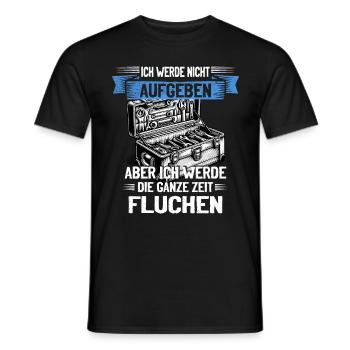 Artisan N’abandonnez jamais, jurez de manière créative ! - T-shirt homme - noir - Devant - AI Model Male 178 light (178cm)