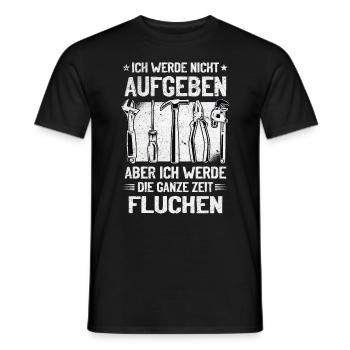 Artisan N’abandonnez jamais, jurez de manière créative ! - T-shirt homme - noir - Devant - AI Model Male 178 light (178cm)