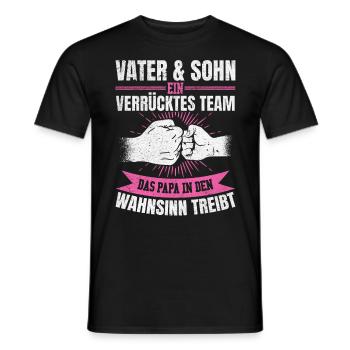 Mutter & Tochter Zusammen unschlagbar - Männer T-Shirt - Schwarz - Vorne - AI Model Male 178 light (178cm)