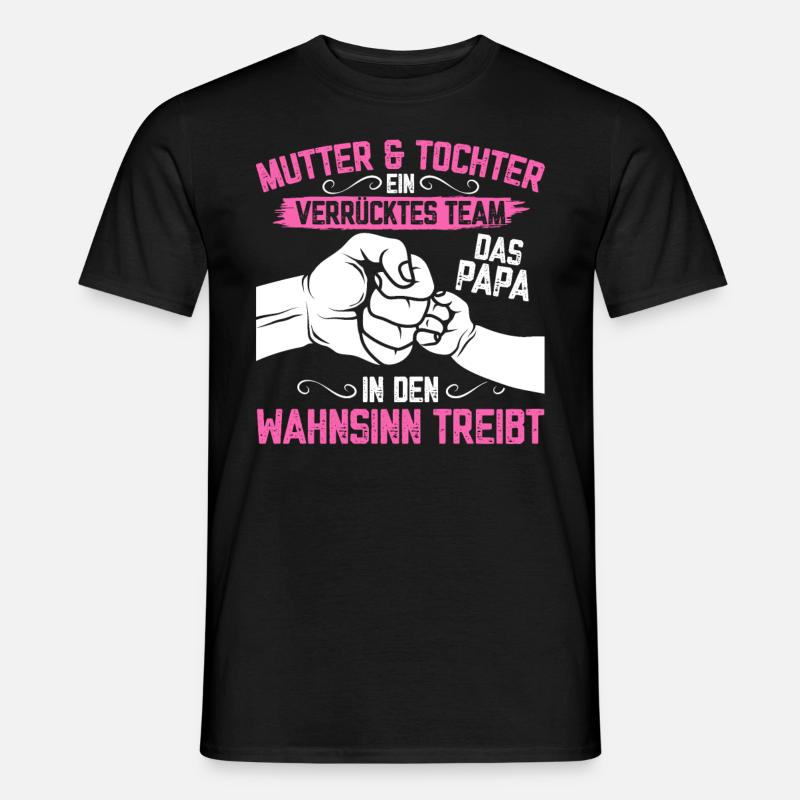 Mutter & Tochter Zusammen unschlagbar - Männer T-Shirt - Schwarz