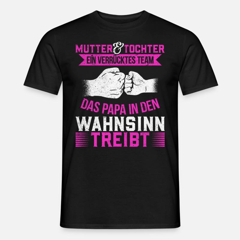 Mutter & Tochter Zusammen unschlagbar - Männer T-Shirt - Schwarz