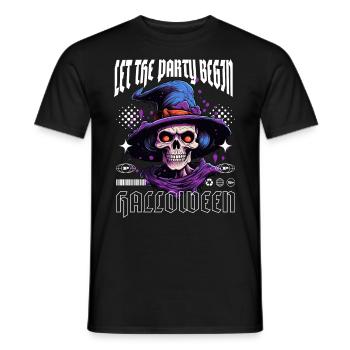 Halloween Party - Männer T-Shirt - Schwarz - Vorne - AI Model Male 178 light (178cm)