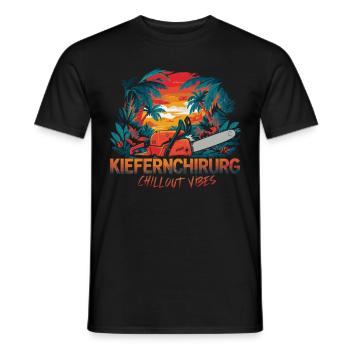 ORAL SURGEON - Humorous Chillout Vibes - Men's T-Shirt - black - Front - AI Model Male 178 light (178cm)