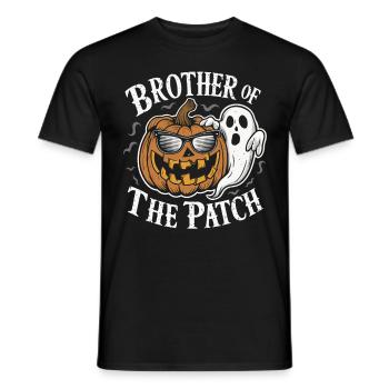 Brother of the Patch Halloween Style - Men's T-Shirt - black - Front - AI Model Male 178 light (178cm)