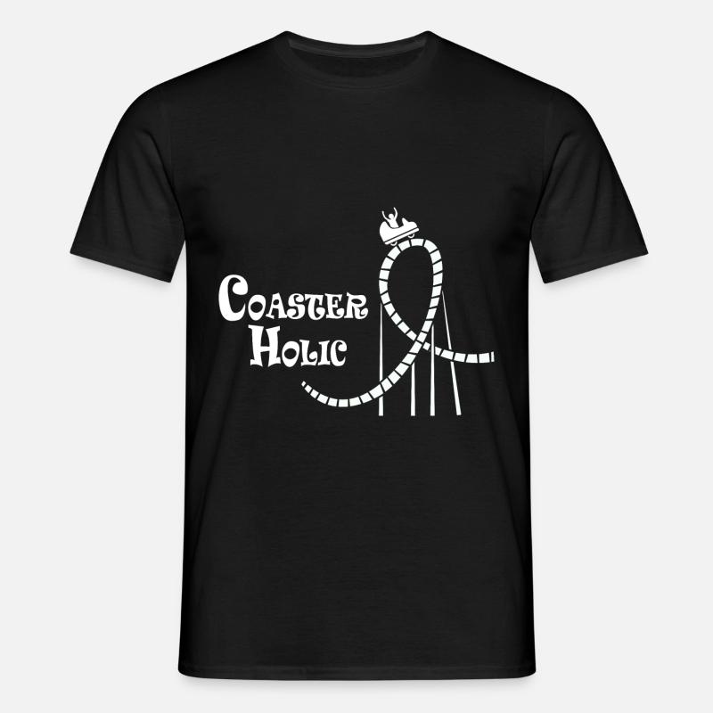 Roller coaster engineer - Men's T-Shirt - black
