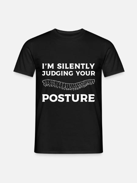 Physiotherapy Physiotherapist Chiropractic Chiro - Men's T-Shirt - black