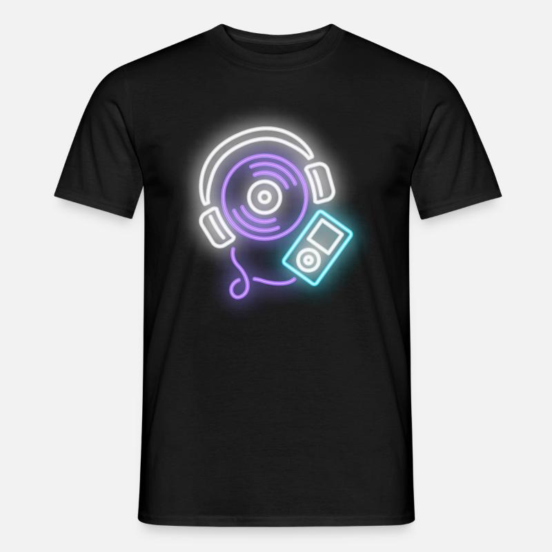 DJ - Männer T-Shirt - Schwarz