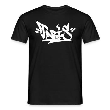 Paris City Graffiti Street Art Handstyle France Hi - Männer T-Shirt - Schwarz - Vorne - AI Model Male 178 light (178cm)
