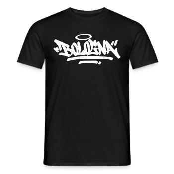Bologna City Graffiti Street Art Italien Hip Hop - Männer T-Shirt - Schwarz - Vorne - AI Model Male 178 light (178cm)