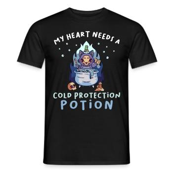 Kaltschutz Trankpastell Goth Hexerei Hexe - Männer T-Shirt - Schwarz - Vorne - AI Model Male 178 light (178cm)