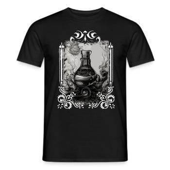 Magic Witch Trank Hexerei okkulte gotische Hexe - Männer T-Shirt - Schwarz - Vorne - AI Model Male 178 light (178cm)