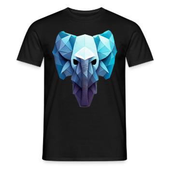 Biker werden nicht grau, wir drehen Chrome Rockabi - Männer T-Shirt - Schwarz - Vorne - AI Model Male 178 light (178cm)