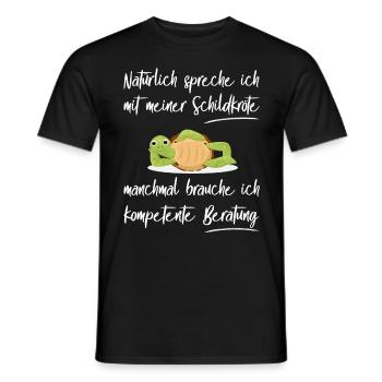Lustiges Schildkröten Design Haustier - Männer T-Shirt - Schwarz - Vorne - AI Model Male 178 light (178cm)