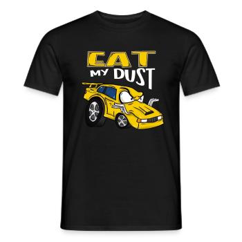 Powerful Engines Custom Stock Car Muscle Auto Drag - Men's T-Shirt - black - Front - AI Model Male 178 light (178cm)