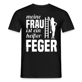 Schornsteinfeger Schornsteinfegerin Partner - Männer T-Shirt - Schwarz - Vorne - AI Model Male 178 light (178cm)