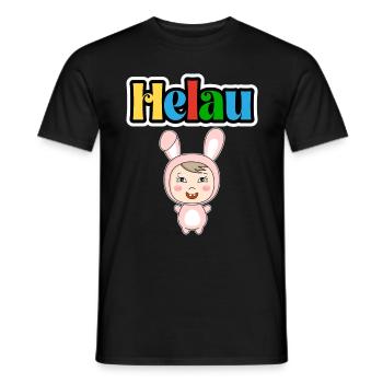 Süßes Karneval Tier, Meenz Helau, party - Männer T-Shirt - Schwarz - Vorne - AI Model Male 178 light (178cm)