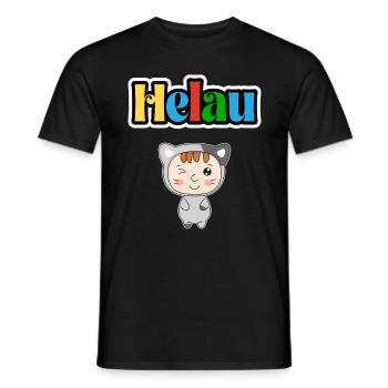 Süßes Karneval Tier, Meenz Helau, party - Männer T-Shirt - Schwarz - Vorne - AI Model Male 178 light (178cm)