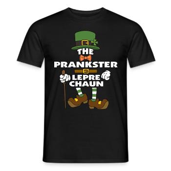 The Prankster Leprechaun St Patrick's Day - Männer T-Shirt - Schwarz - Vorne - AI Model Male 178 light (178cm)