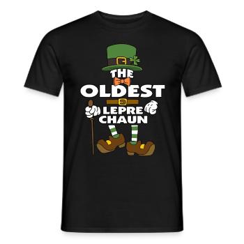 The Oldest Leprechaun St Patrick's Day - Männer T-Shirt - Schwarz - Vorne - AI Model Male 178 light (178cm)